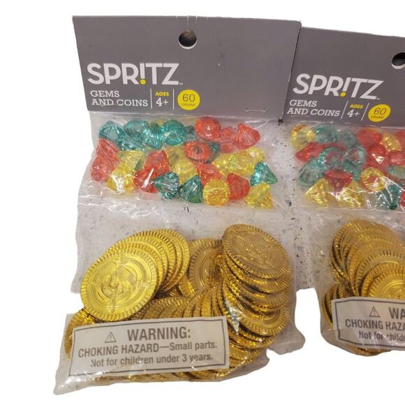 Treasure Chest Gems and Treasure Chest Gold Coins Toys - Picture 2 of 6